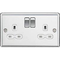 Knightsbridge Rounded Edge Polished Chrome Full Range, Switches, Sockets & More