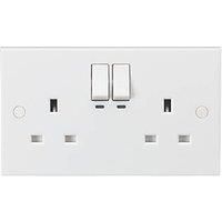 Knightsbridge SN9KW Smart 2G Socket, White, 8.0 mm*86.0 mm*146.0 mm