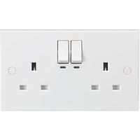 Knightsbridge SN9KW Smart 2G Socket, White, 8.0 mm*86.0 mm*146.0 mm