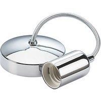 Knightsbridge 6" E27 Contemporary Pendant Set