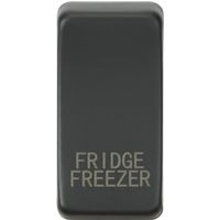 KnightsBridge Switch cover "marked FRIDGE FREEZER" - anthracite