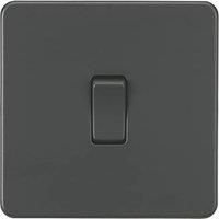 KnightsBridge Screwless 10AX Intermediate Switch - Anthracite