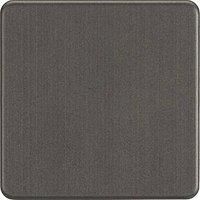 KNIGHTSBRIDGE SMOKED BRONZE SCREWLESS Switches & Sockets BLACK Insert + USB