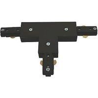 KnightsBridge 230V Track T-connector - Black