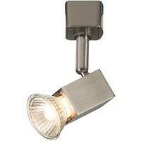 KnightsBridge 230V GU10 Track Spotlight - Brushed Chrome