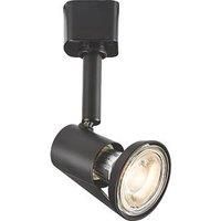 Knightsbridge Black Single Circuit LED Track Light, Spotlights, Live Ends, Ends
