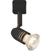 Knightsbridge Black Single Circuit LED Track Light, Spotlights, Live Ends, Ends