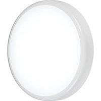 KnightsBridge 230V IP65 20W CCT Adjustable LED Bulkhead with Emergency and Sensor