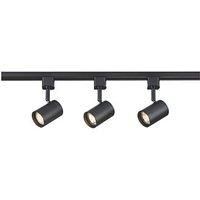 1 Metre Cylindrical Tracklight Kit in Black