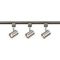 KnightsBridge TRKSP8 1 Metre Tracklight Kit - Brushed Chrome