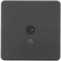 KnightsBridge 230V 1G 1-way Touchless Switch - Anthracite