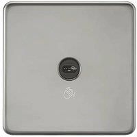 KnightsBridge 230V 1G 1-way Touchless Switch - Black Nickel