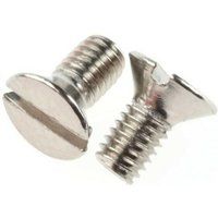 KnightsBridge M3 x 6mm Grid Faceplate Screw - Nickel Plated