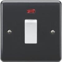 45A 1G DP switch with neon [Part M Compliant]