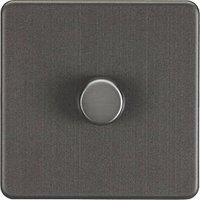 Knightsbridge 1-Gang 2-Way LED Intelligent Dimmer Switch Smoked Bronze (441PY)