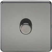 Knightsbridge 1-Gang 2-Way LED Intelligent Dimmer Switch Black Nickel (608PY)