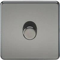 Knightsbridge 1-Gang 2-Way LED Intelligent Dimmer Switch Black Nickel (608PY)