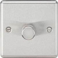 Knightsbridge 1-Gang 2-Way LED Intelligent Dimmer Switch Brushed Chrome (222PY)