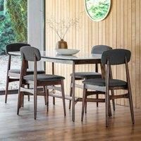 Frank Hudson Gallery Direct Barcelona Marble Top Dining Table