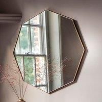 Gallery Bowie Octagon Mirror Champagne