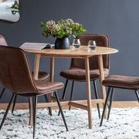 Frank Hudson Gallery Direct Madrid Oak Round Dining Table