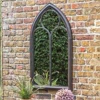 Crossland Grove Athens Outdoor Mirror Noir 610 X 40 X 1120 Mm - Brown