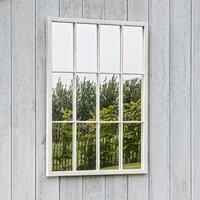 Crossland Grove Valencia Outdoor Mirror Gatehouse 500 X 25 X 700 Mm - White