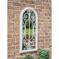 Crossland Grove Bari Outdoor Mirror Gatehouse 490 X 40 X 965 Mm - White
