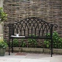 Crossland Grove Chesterton Outdoor Bench Noir
