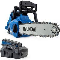 Hyundai HYC40LI 40V 1200W Cordless Chainsaw Lightweight 14" 17m/s Saw