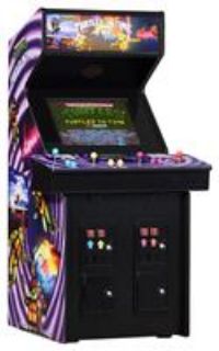 Numskull Quarter Arcades TMNT Turtles In Time Collector/'s Edition Mini Arcade - 1/4 Scale Authentic Wooden Replica, Original ROM, Rechargeable Battery & 3W Speakers for Retro Enthusiasts [video game]
