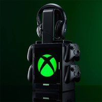 Numskull Official Xbox LED Light Gaming Locker, Controller Holder & Headset Stand for PS4/PS5 & Xbox Series X|S - Multiple LED Lighting Settings - Official Xbox Merchandise