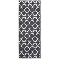 Indoor/Outdoor Waterproof Plastic Large Rug Garden Patio Leaf Geometric Pattern