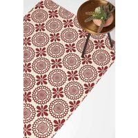 Hand Woven Multi Coloured Rugs and Hall Runners in Decorative Geometric Pattern