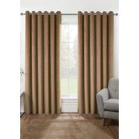 Thermal Insulated Blackout Curtains Pair 3 Pass Coating Fully Lined Eyelet Style
