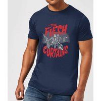 Rick and Morty The Flesh Curtains Men's T-Shirt - Navy - S