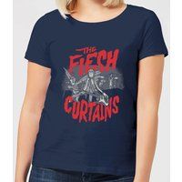 Rick and Morty The Flesh Curtains Women's T-Shirt - Navy - XXL
