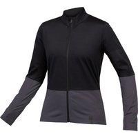 Endura Womens FS260 Jetstream Long Sleeve Cycling Jersey Tops - Black