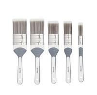 Harris 102011009 Seriously Good Walls & Ceilings Paint Brush 5 Pack, 1 x 0.5, 1 x 1, 1 x 1.5, 2 x 2