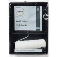 Harris 101092002 Essentials Walls & Ceilings Set 9in, 1 x 9" Tray, Frame, 1 x 9 Roller Sleeve