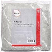 Harris 102064200 Protection Seriously Good Cotton Rich Dust Sheet 12' x 9', 1 x