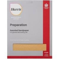 Harris 102064316 Seriously Good Assorted Sandpaper, Brown