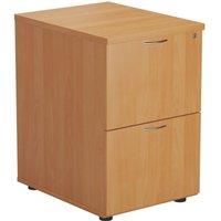 TC Group Essentials 2-Drawer Filing Cabinet Beech 464mm x 710mm (767TT)