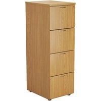 TC Group Essentials 4-Drawer Filing Cabinet Nova Oak 464mm x 1390mm (583TT)