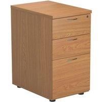 TC Group Essentials 3-Drawer Desk Pedestal Nova Oak 404mm x 800mm x 730mm (288TT)
