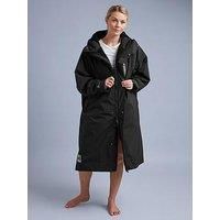 Red Original Premium EVO PRO Unisex Waterproof Dry Changing Robe, Extra Warm Lightweight Luxury 100% Recycled Material, B Corp Certified (Stealth Black, XL)