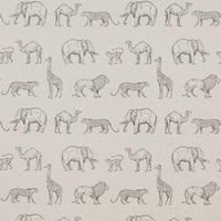 iLiv Prairie Animals Fabric Anthracite