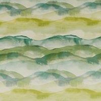 iLiv Landscape Digitally Printed Velvet Fabric Citrus