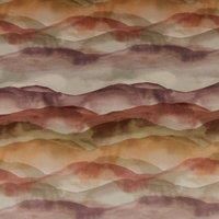iLiv Landscape Digitally Printed Velvet Fabric Rosewood