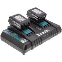 Makita DC18RD 18v Twin Charger and 2 Liion Batteries 5ah